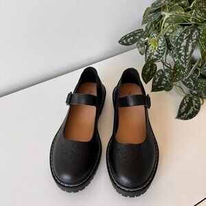 Size 10.5 Torrid Black Chunky Mary Janes in Wide Fit